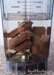 Pre-blended Chocolate in Vitamix Container