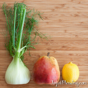 Fennel Smoothie Ingredients