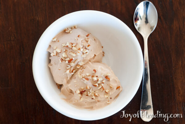 Maple Pecan Vegan Ice Cream top view