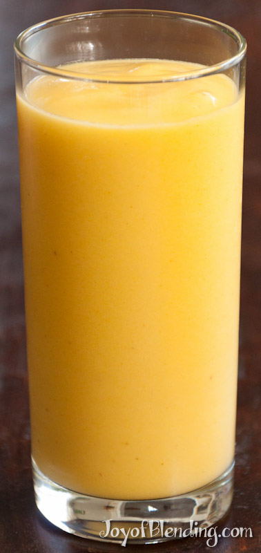 A golden smoothie with a kick - Joy of Blending